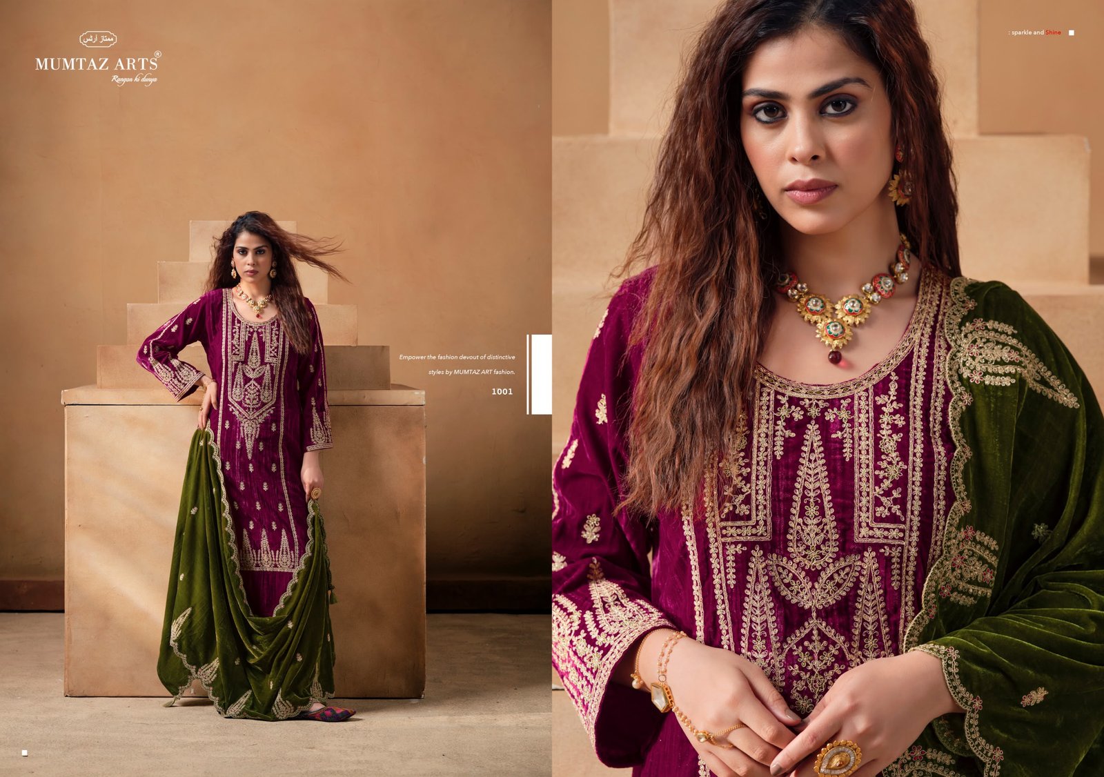 SAANJH VELVET MUMTAZ ARTS