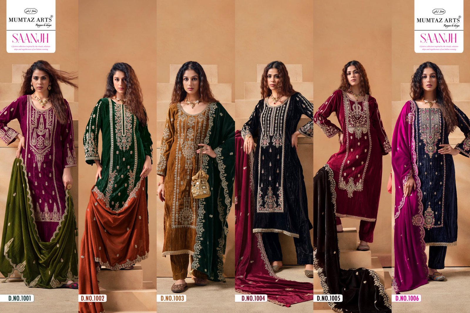 SAANJH VELVET MUMTAZ ARTS (winter Collection) - Image 22