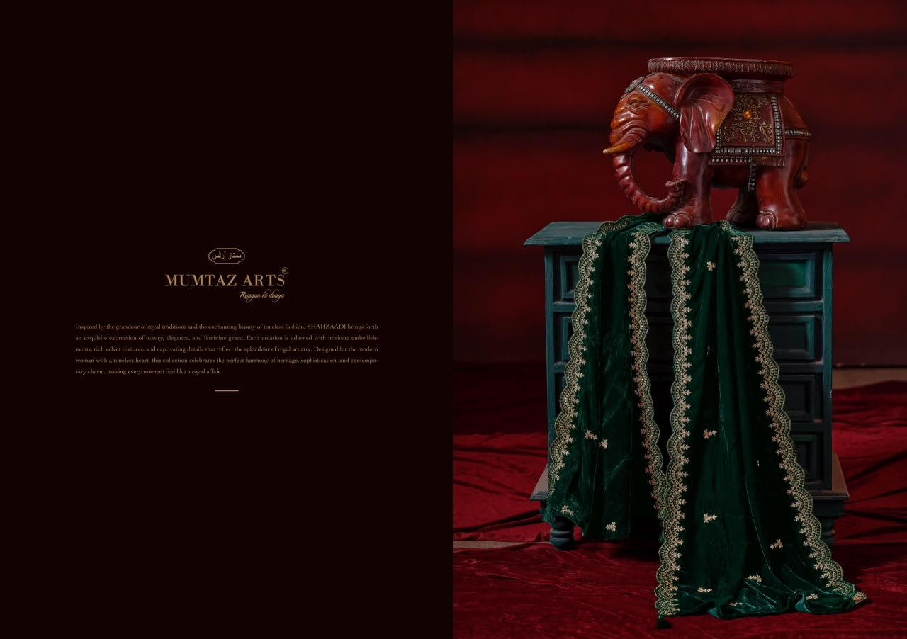 SHAHZAADI VELVET MUMTAZ ARTS (winter Collection) - Image 9