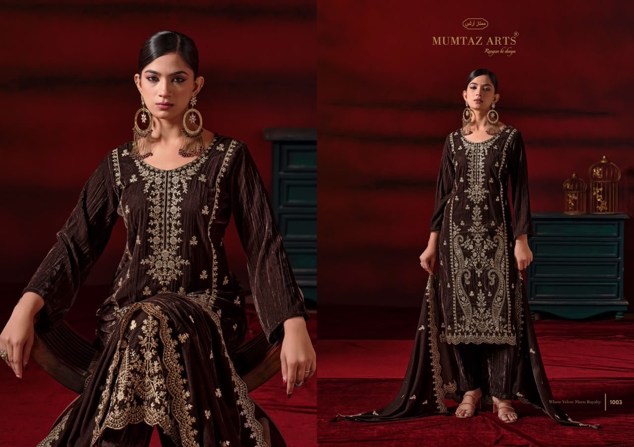 SHAHZAADI VELVET MUMTAZ ARTS (winter Collection) - Image 10