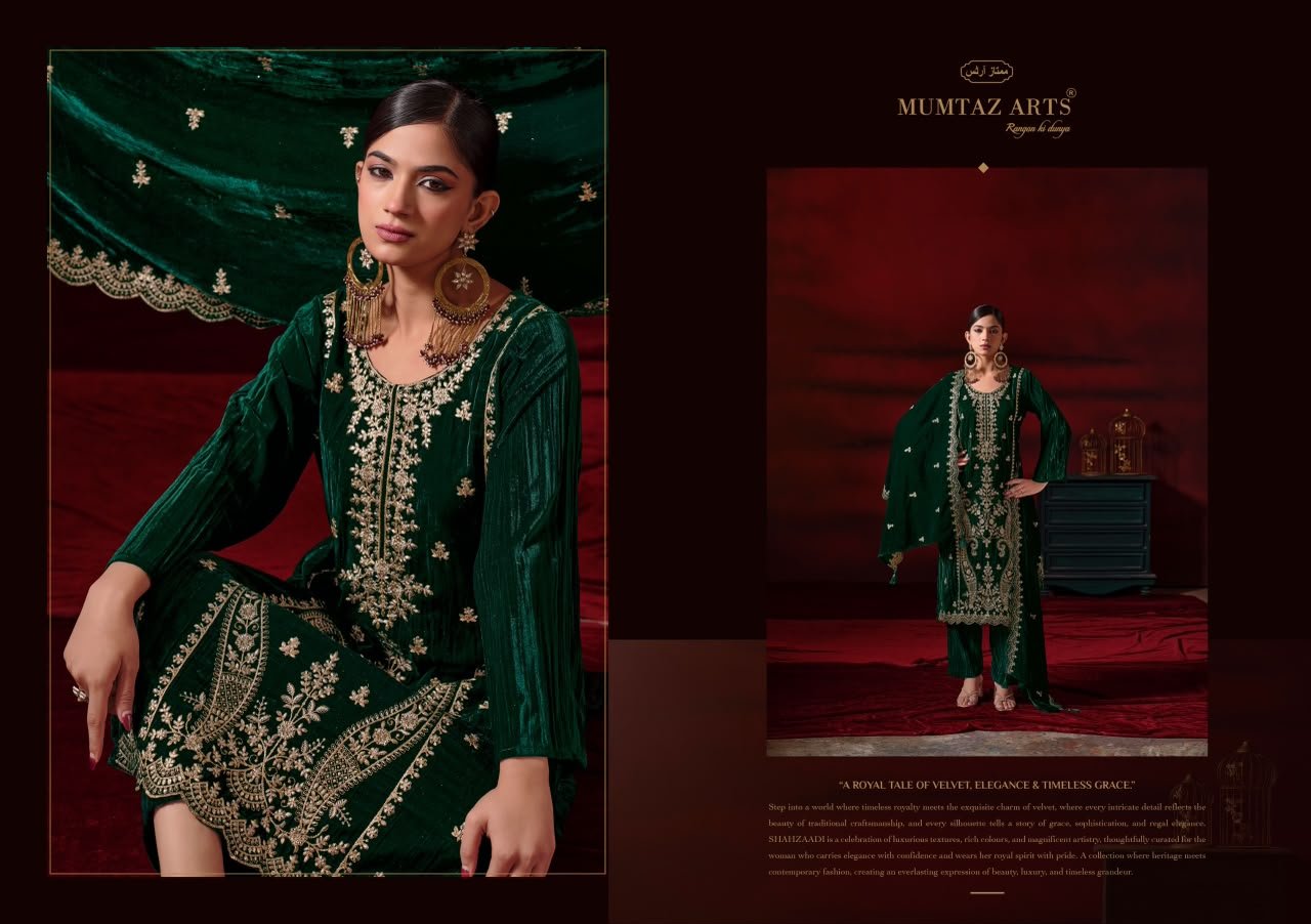 SHAHZAADI VELVET MUMTAZ ARTS (winter Collection) - Image 15