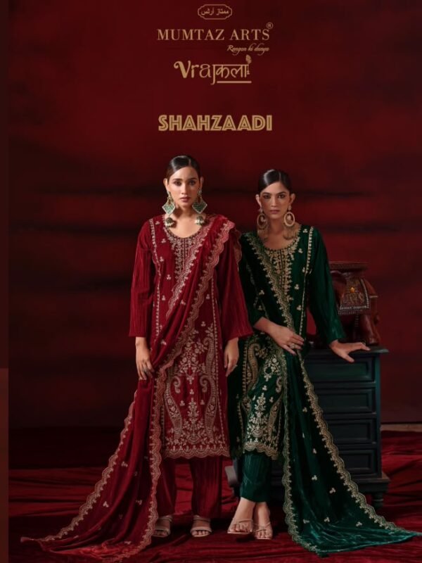 SHAHZAADI VELVET MUMTAZ ARTS