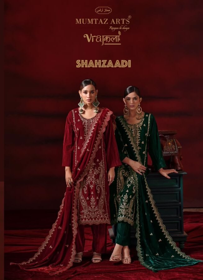 SHAHZAADI VELVET MUMTAZ ARTS