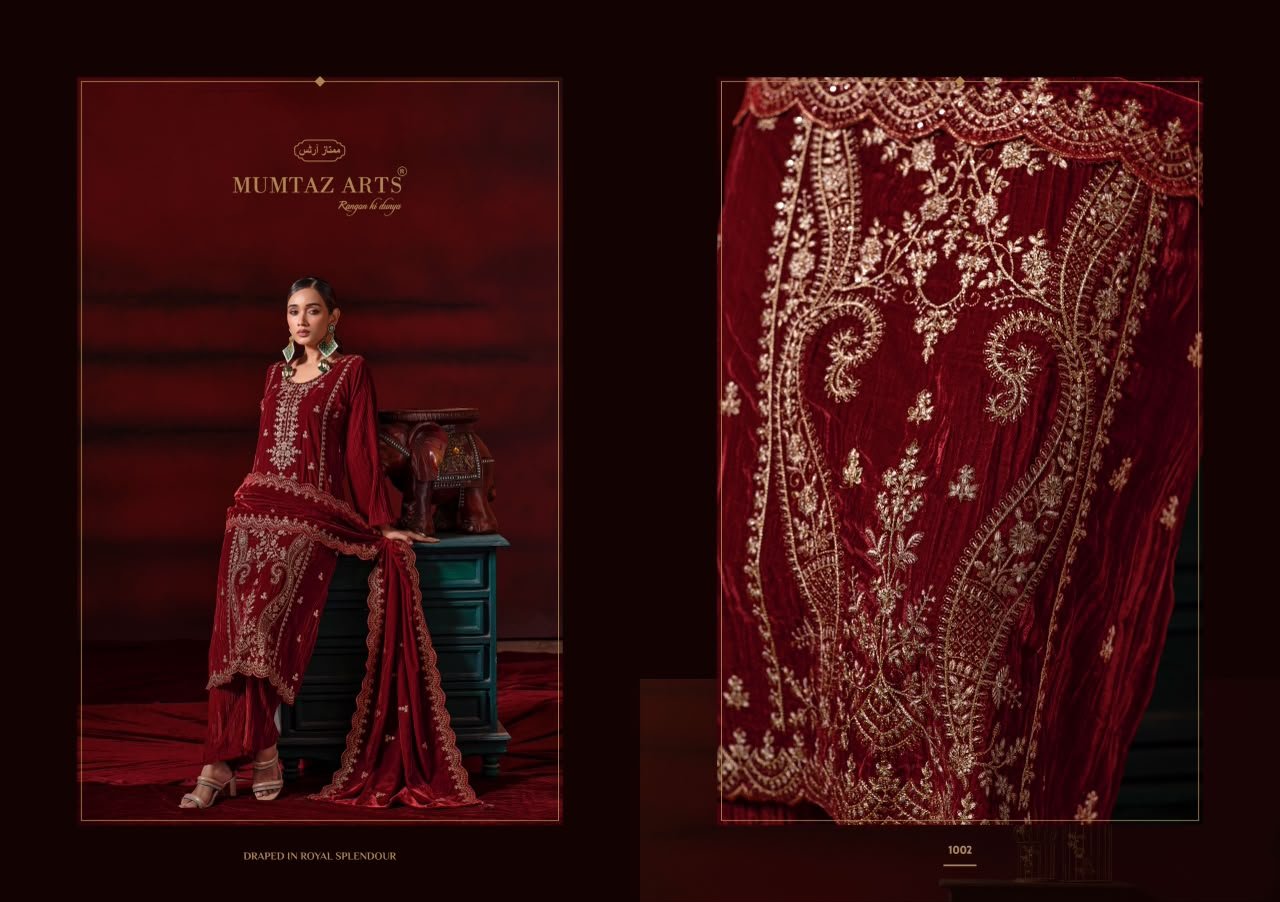 SHAHZAADI VELVET MUMTAZ ARTS (winter Collection) - Image 6