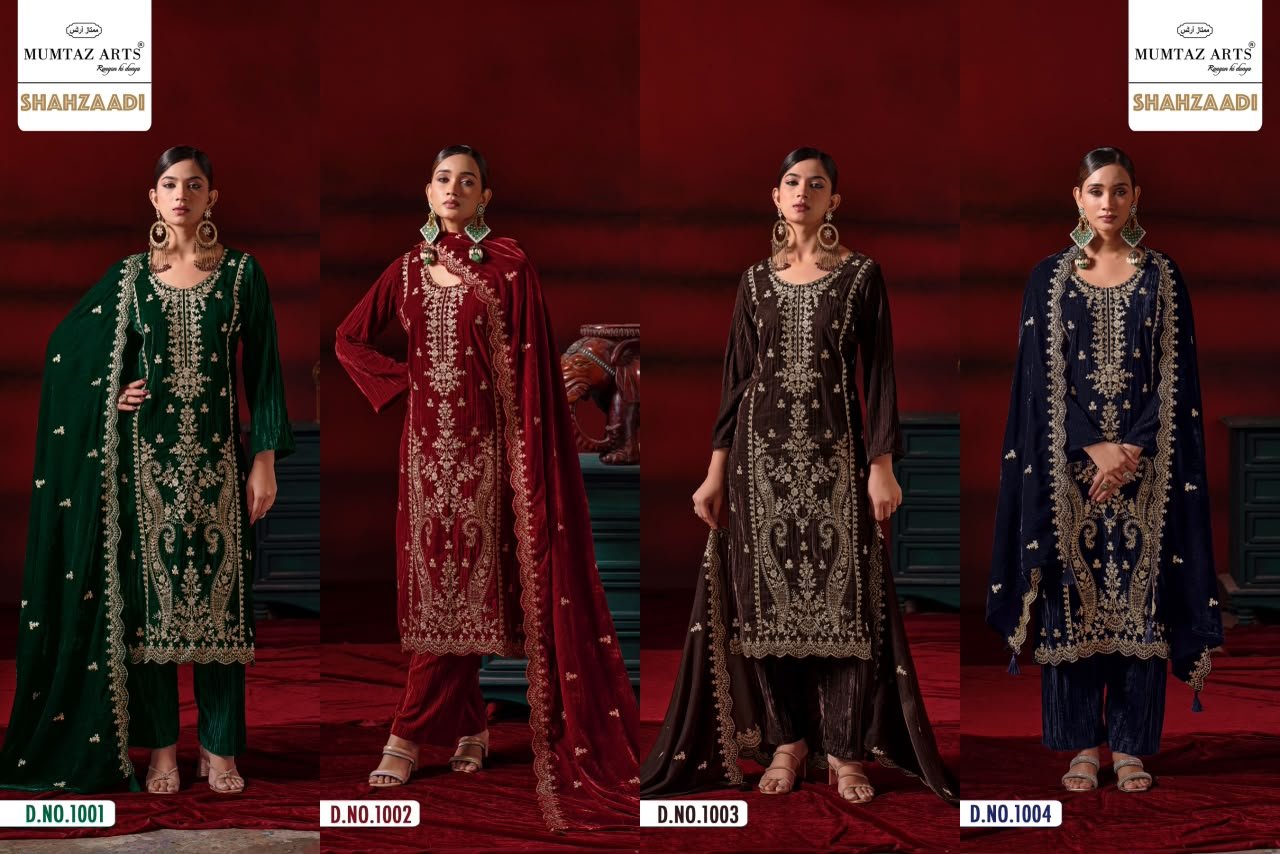 SHAHZAADI VELVET MUMTAZ ARTS (winter Collection) - Image 7