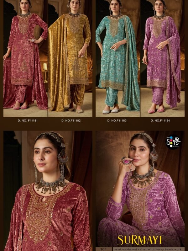 SURMAYI  VELVET FOURDOTS