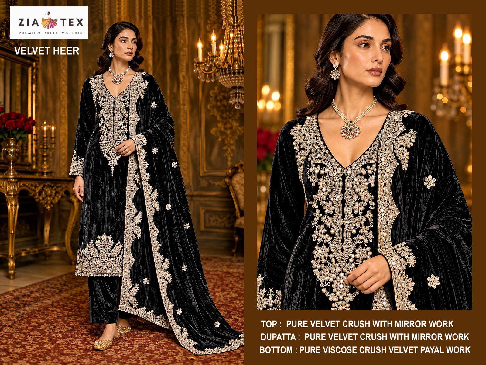 VELVET HEER ZIA TEX (winter Collection) - Image 3