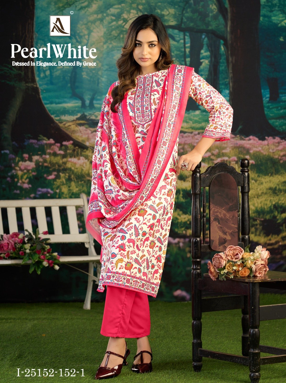 WHITE PEAR ALOK SUITS (winter Collection) - Image 4