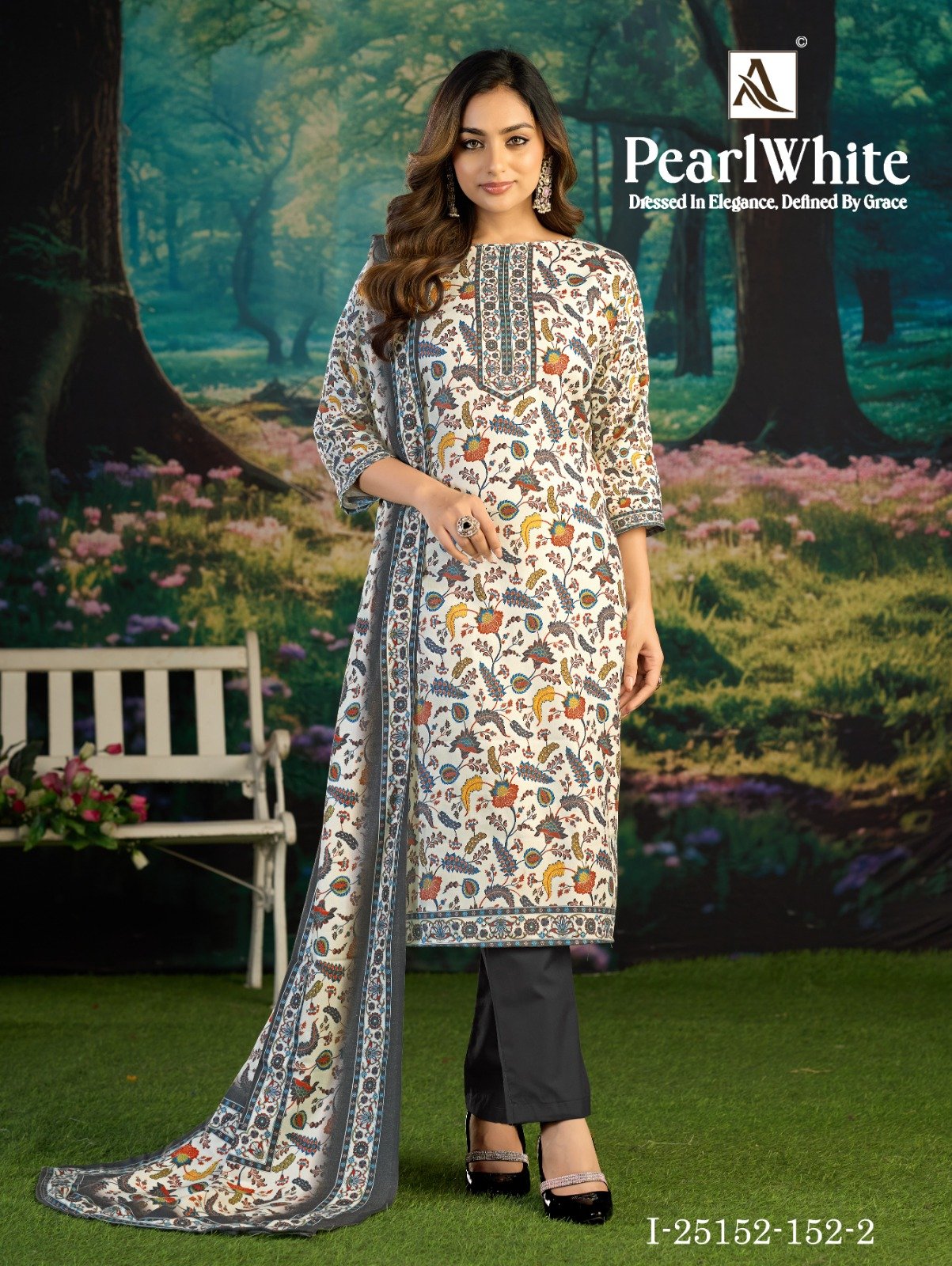 WHITE PEAR ALOK SUITS (winter Collection) - Image 7