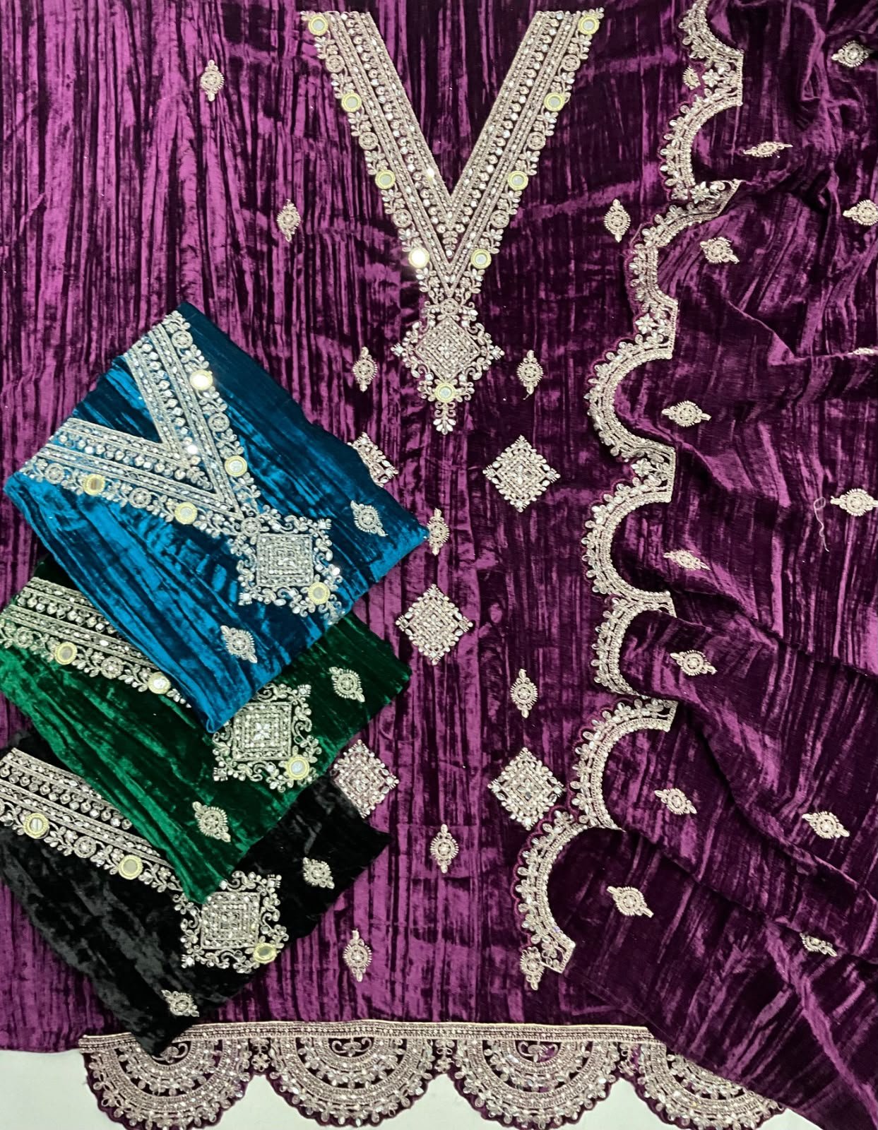 ZARA VELVET ZIA TEX (winter Collection) - Image 4